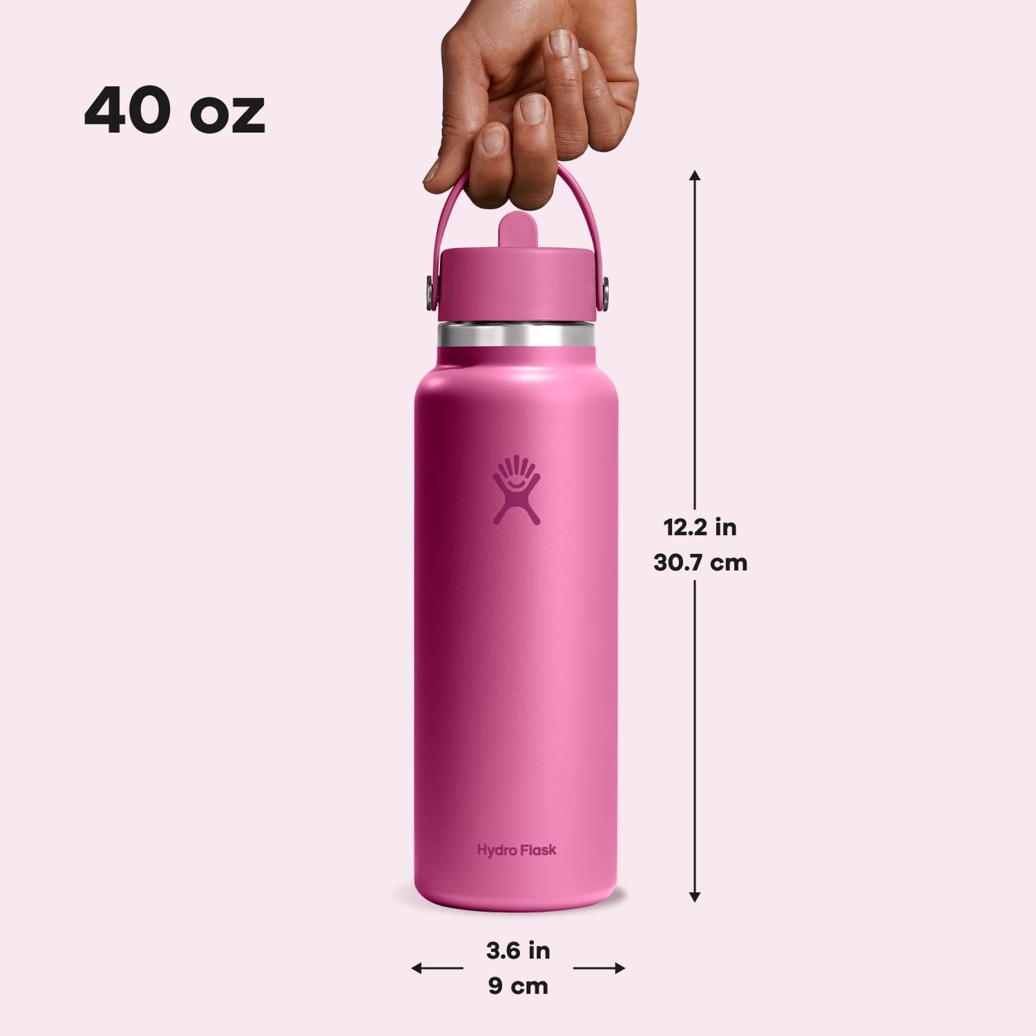 Hydro Flask – – Flex Straw Lid Non Spill Leakproof And
