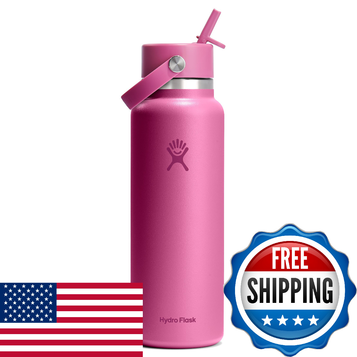 Hydro Flask – – Flex Straw Lid Non Spill Leakproof And