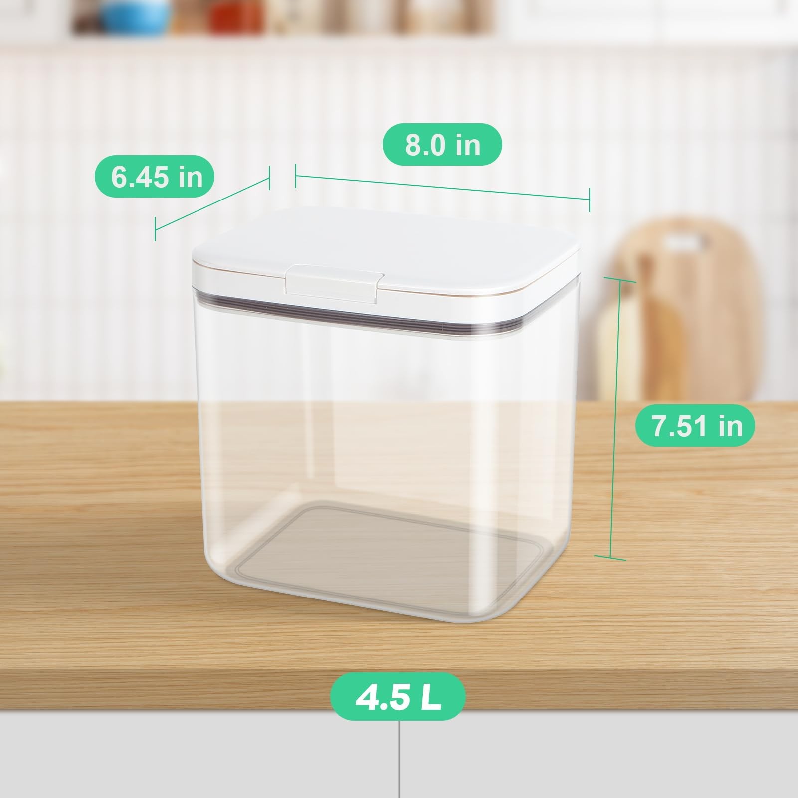 Versatile Storage Container Bin with Pop-up Lid & Scoop, Rice Flour Container…