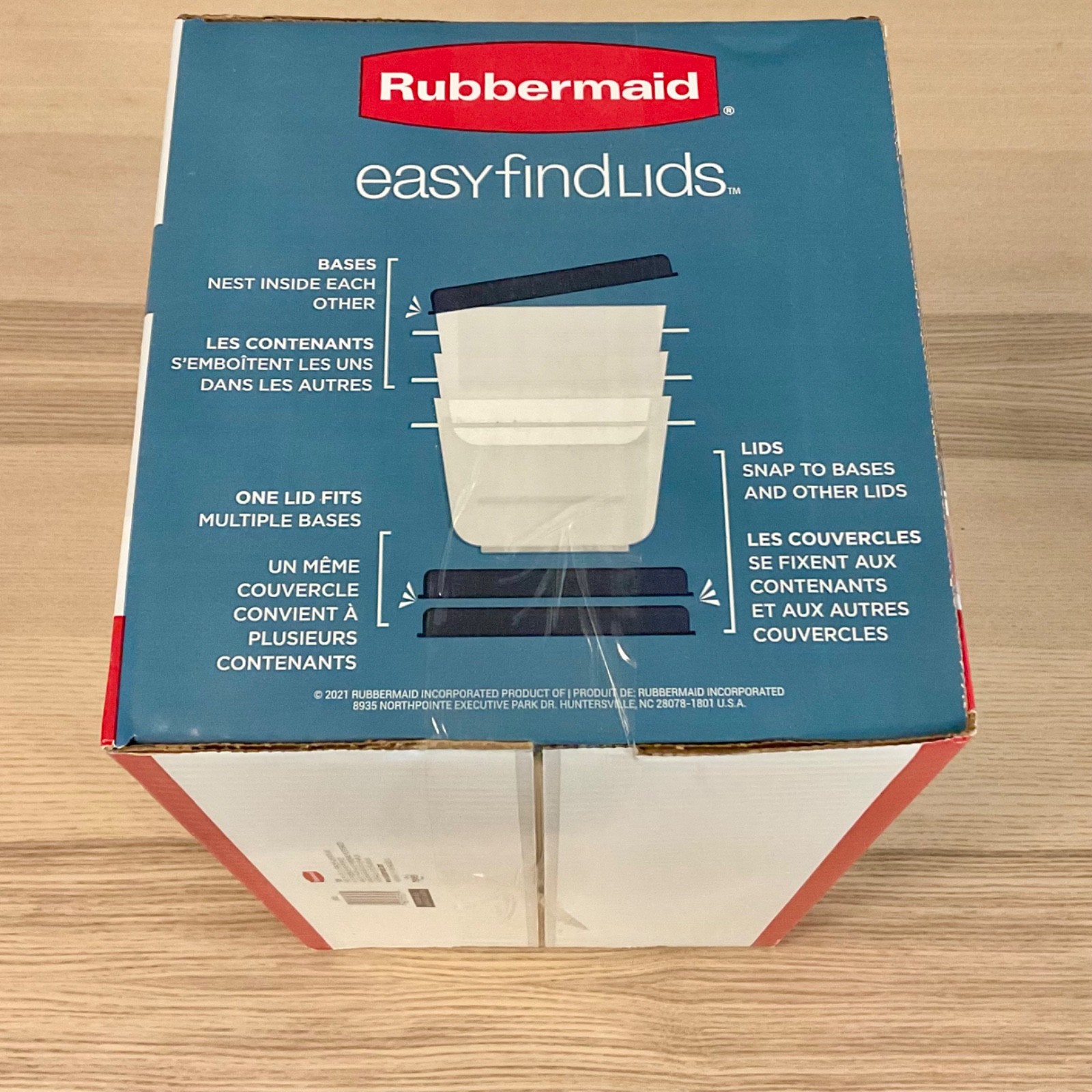 Rubbermaid Containers Easy Find Lids 26 Piece Food Storage Tubs Set Blue New