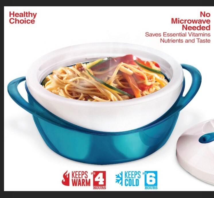 Pinnacle Panache Metallic Thermo Container Teal 3500ml
