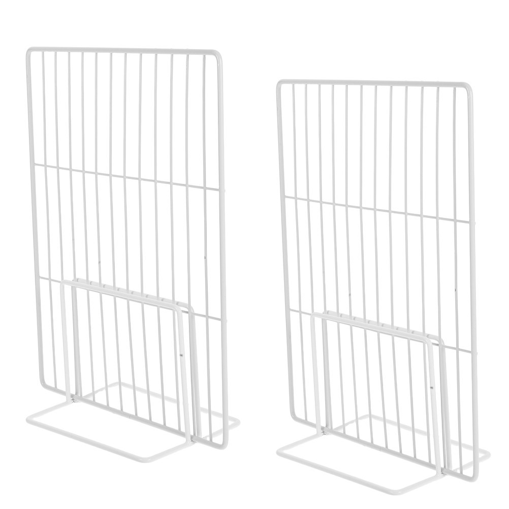 2 Pcs Refrigerator Adjustable Separators Iron Fridge Divider Freezer Partition