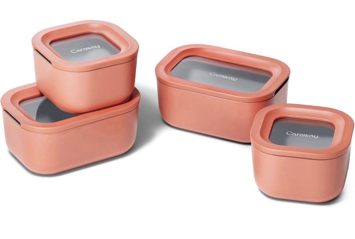 Caraway Mini Food Storage 9pc Set – Glass Storage Containers for Food