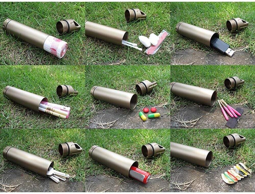 Waterproof Outdoor Aluminum Capsule Case – Portable & Lightweight Storage