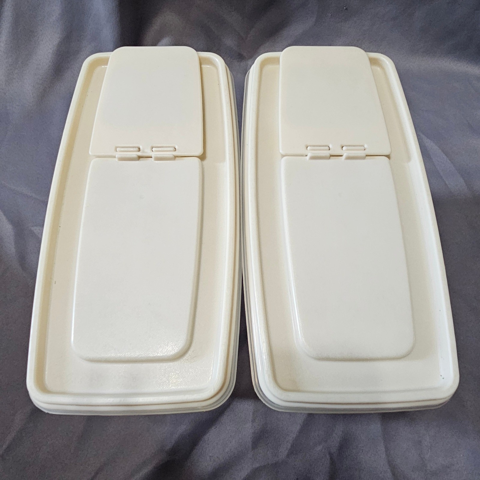 Vintage Rubbermaid Servin Saver 21 Cup Cereal Keepers Almond Flip Top 5.0L 0043