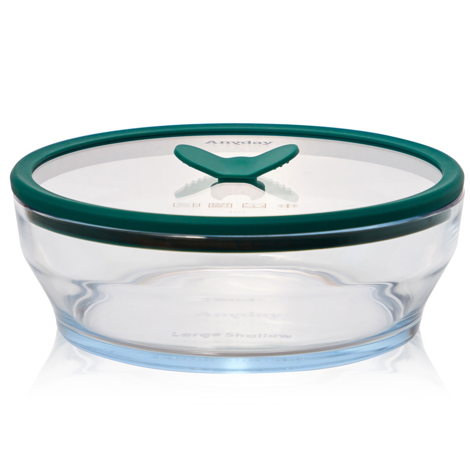 Anyday 7-Cup Glass Microwave Steamer for Vegetables – BPA-Free Glass Vegetabl…