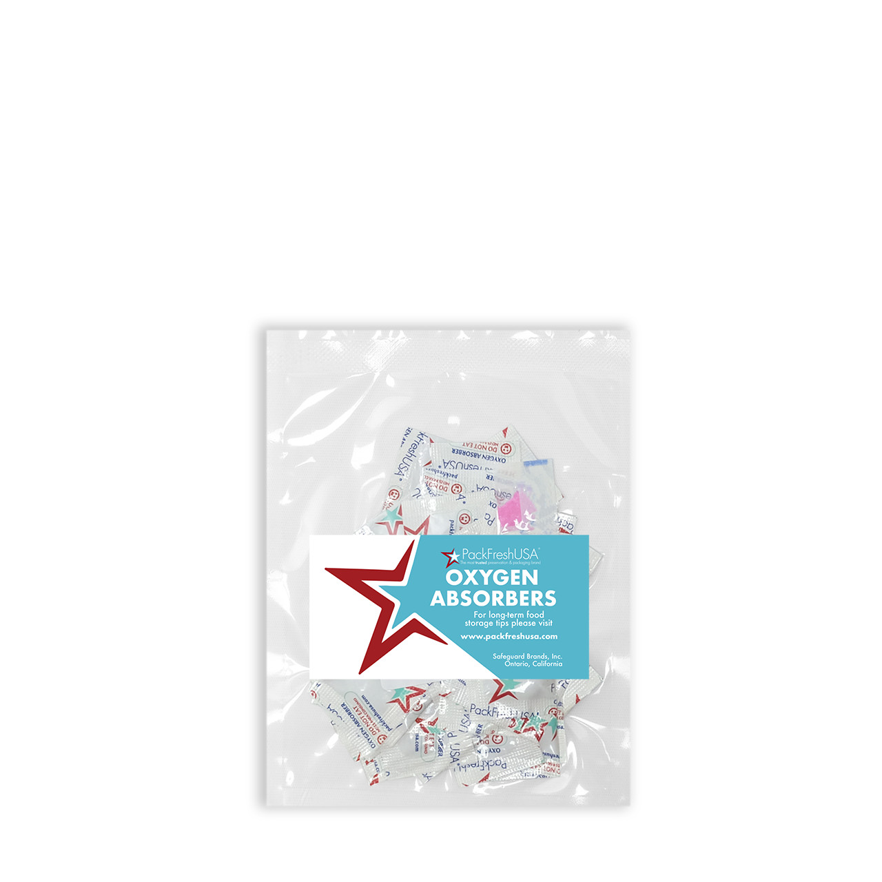 PackFreshUSA 20cc Oxygen Absorber Packs Food-Grade Non-Toxic – 400 Pack
