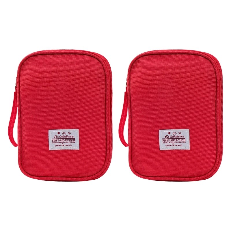 First Aid Storage Bag With Waterproof Anti Fall Design For Home Travel Hiking