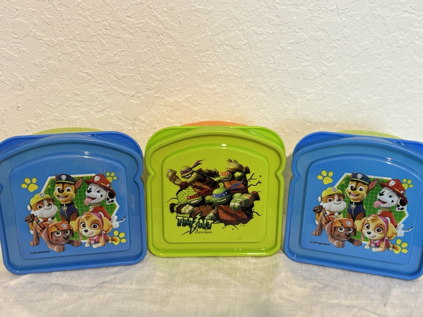 Set Of 3 ZAK DESIGNS: Plastic Sandwich Containers