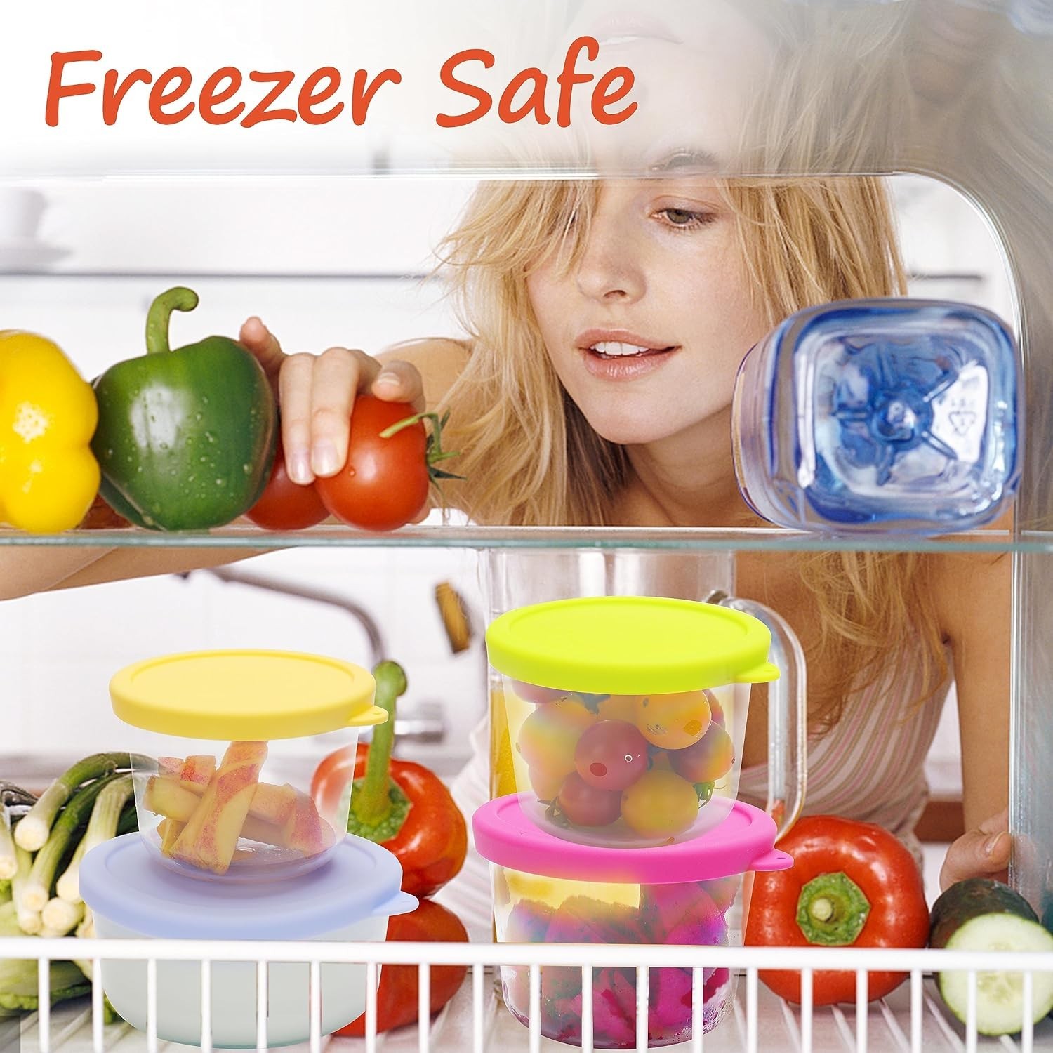 2 Cup Silicone Replacement Lids Storage Cover for Pyrex 7200-PC Glass Bowls C…