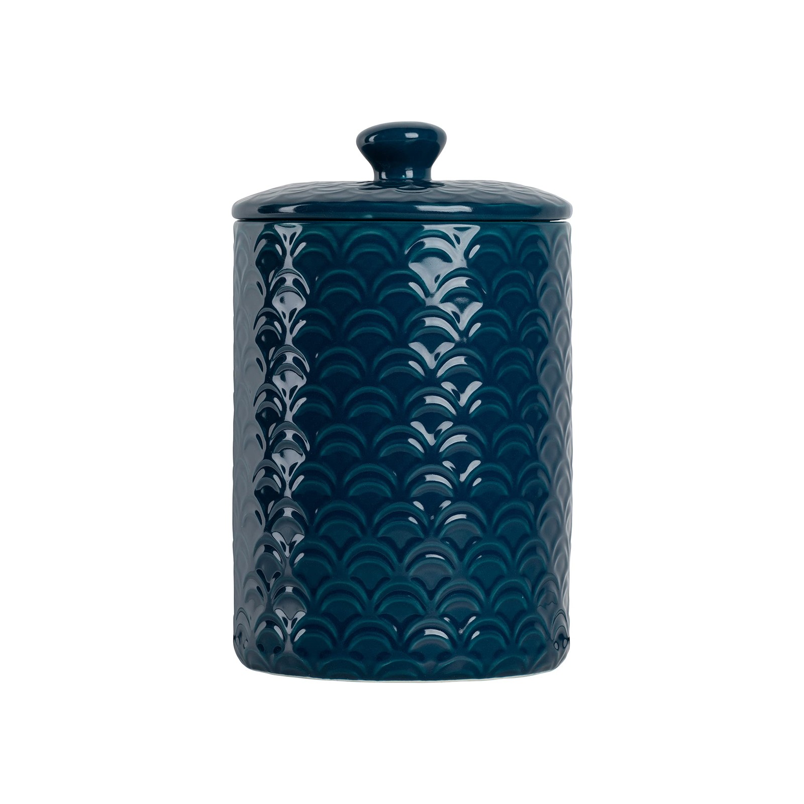 10 Strawberry Street Kitchen Canister Set, 3 Piece, Ocean Navy