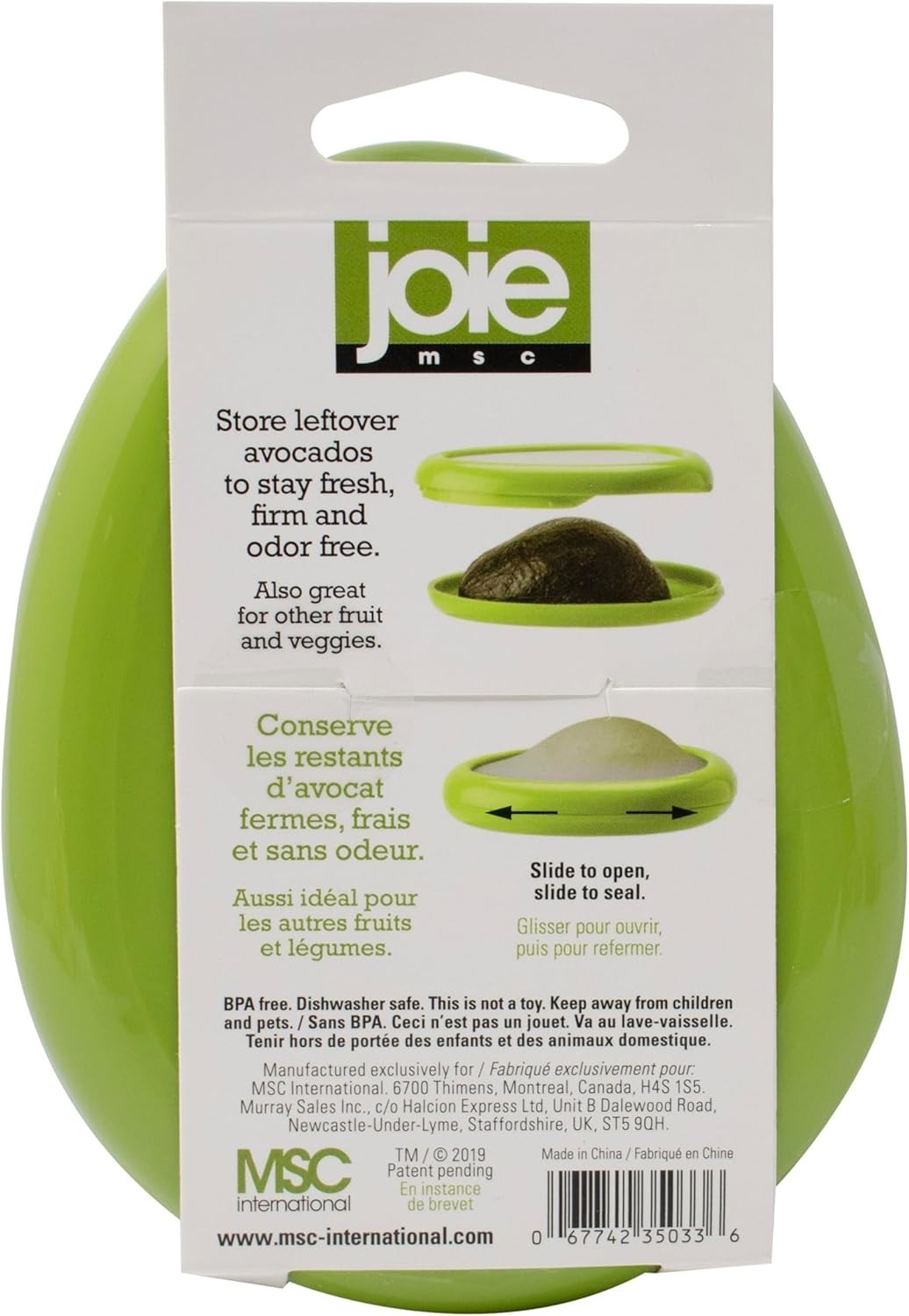 Fresh Stretch Pod Avocado Storage Container, Silicone Food Saver, Keeps Lefto…