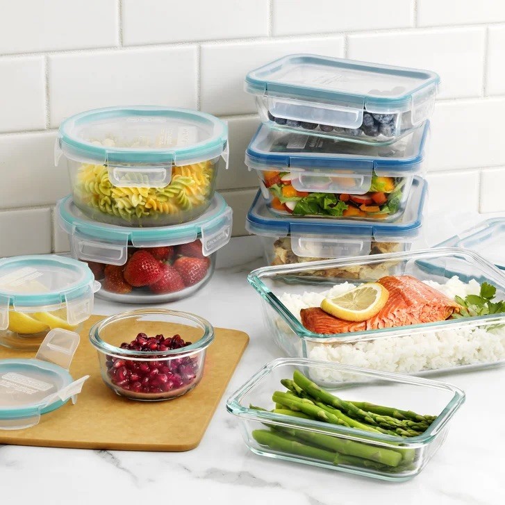 Snapware Pure Pyrex Glass 18 Piece Food Storage Set – New Open Box