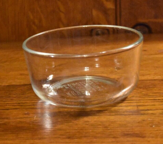 Pyrex 7200 2-Cup Clear Round Glass Stackable Food Storage Bowl