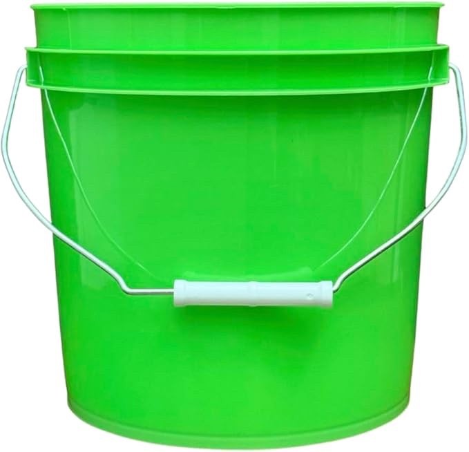 plastic food grade buckets 2 Gallon Purple color Made in USA ( Pack of 5)