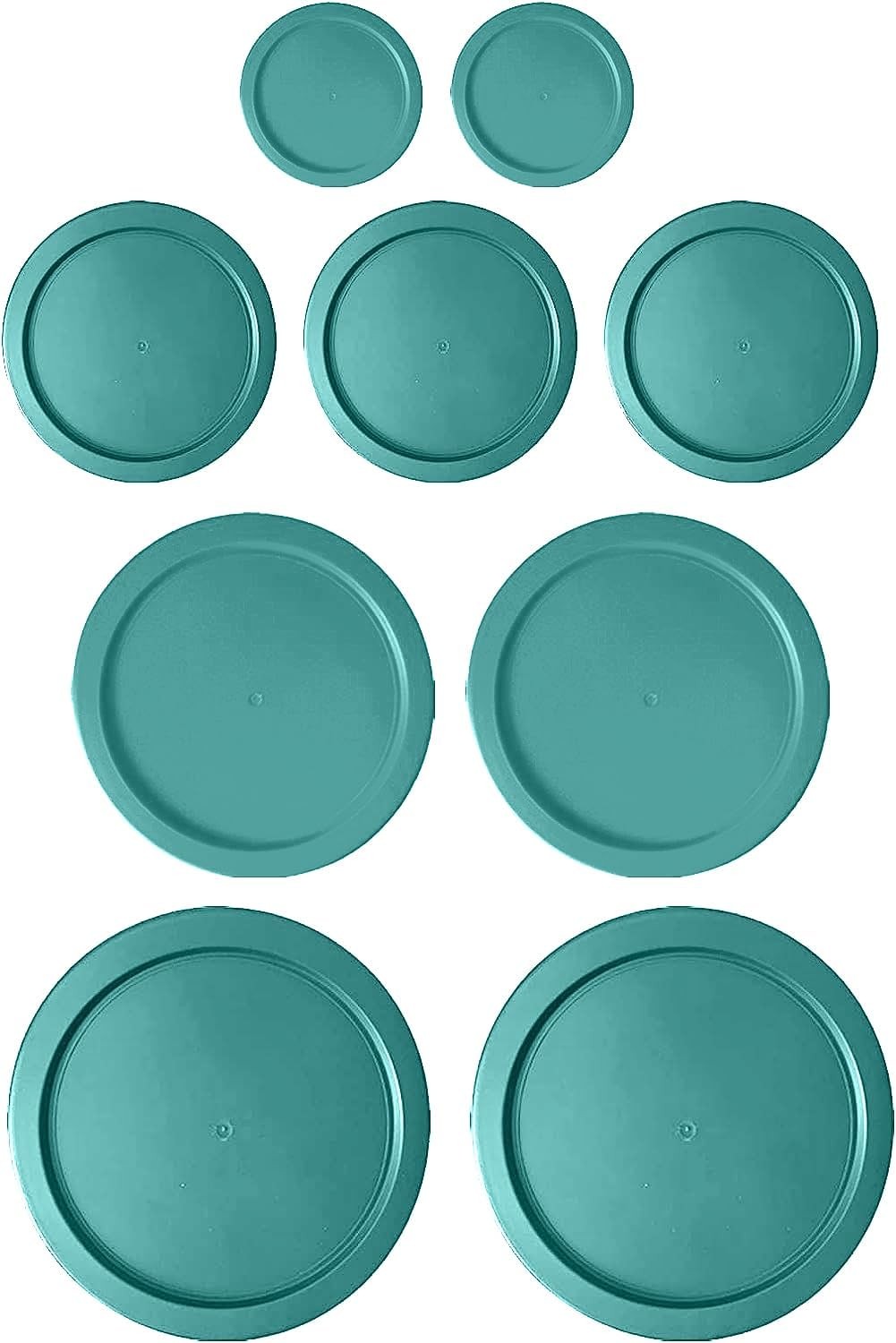 Replacement Lids Pyrex Glass Foood Storage Containers Containers Round 2 1-Cup 3