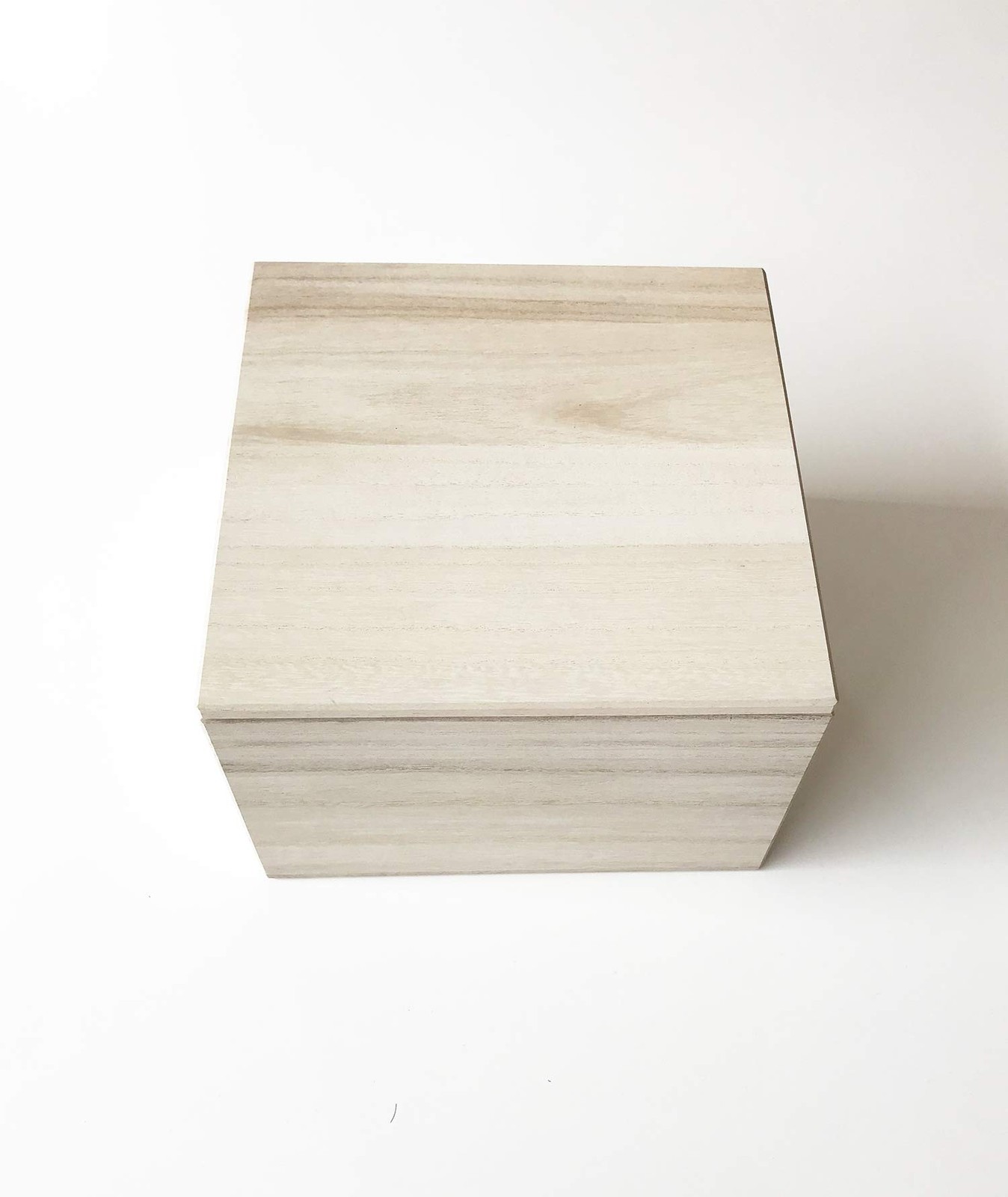 KATOMOKU Paulownia Rice Bin 5kg Storage White Wood Japan