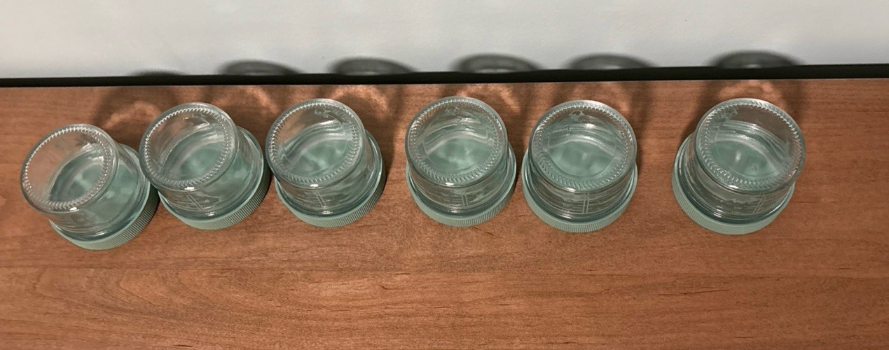 Sage Spoonfuls 6 – 2 oz Glass Baby Food Storage Jars