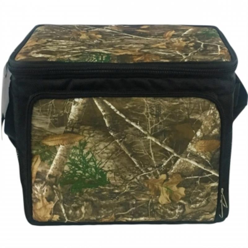 Brentwood Kool Zone 24 Can Insulated Cooer Bag With Hard Liner In Realtree Edge