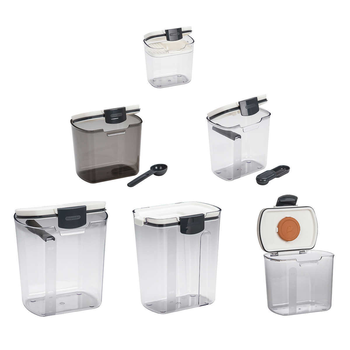 ProKeepers, 6Pc – Bakers Kitchen Food Storage Container Set | Flour Sugar +++