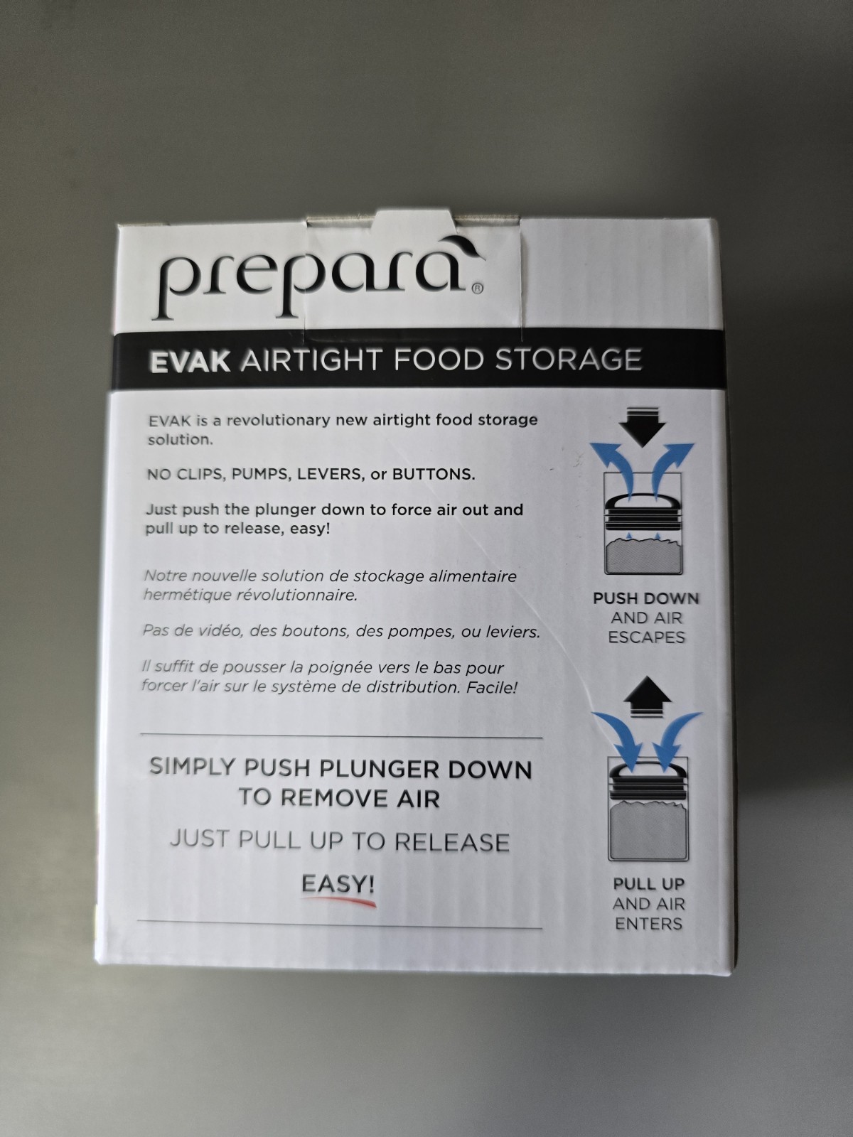 Prepara Evak Airtight Food Storage 16 oz Glass