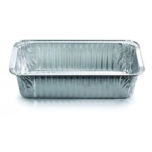 500 x Aluminum Foil Tray 119 Container 185 x 105 x 65mm