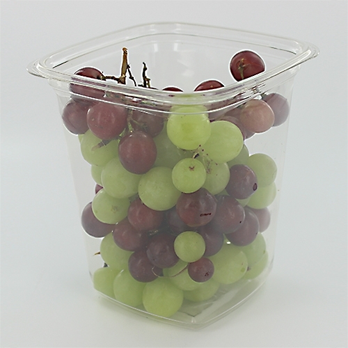 Pactiv PWP APET Plastic Tamper Resistant Square Cake Container, 32 oz., 480/Pack