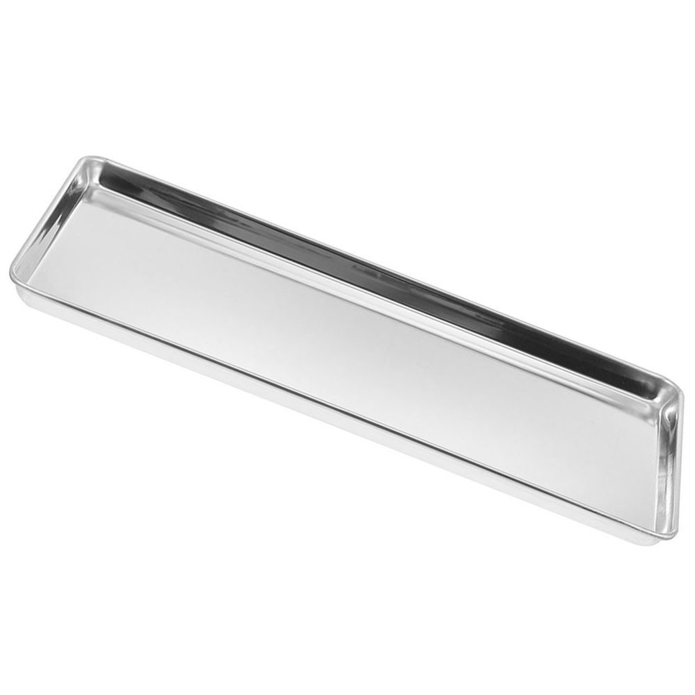 Stainless Steel Plate Noodle Roll Dish Rice Banquet Small Pan Food Service Tray