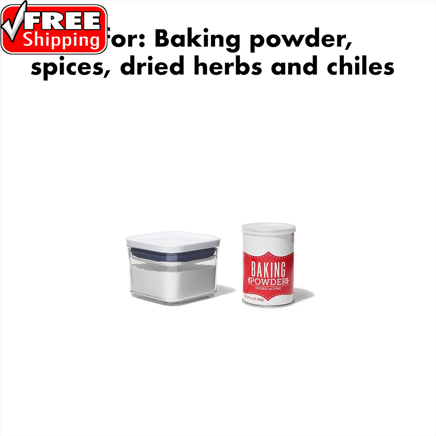 OXO Good Grips POP 2.0 Container – 0.4L for Herbs & More
