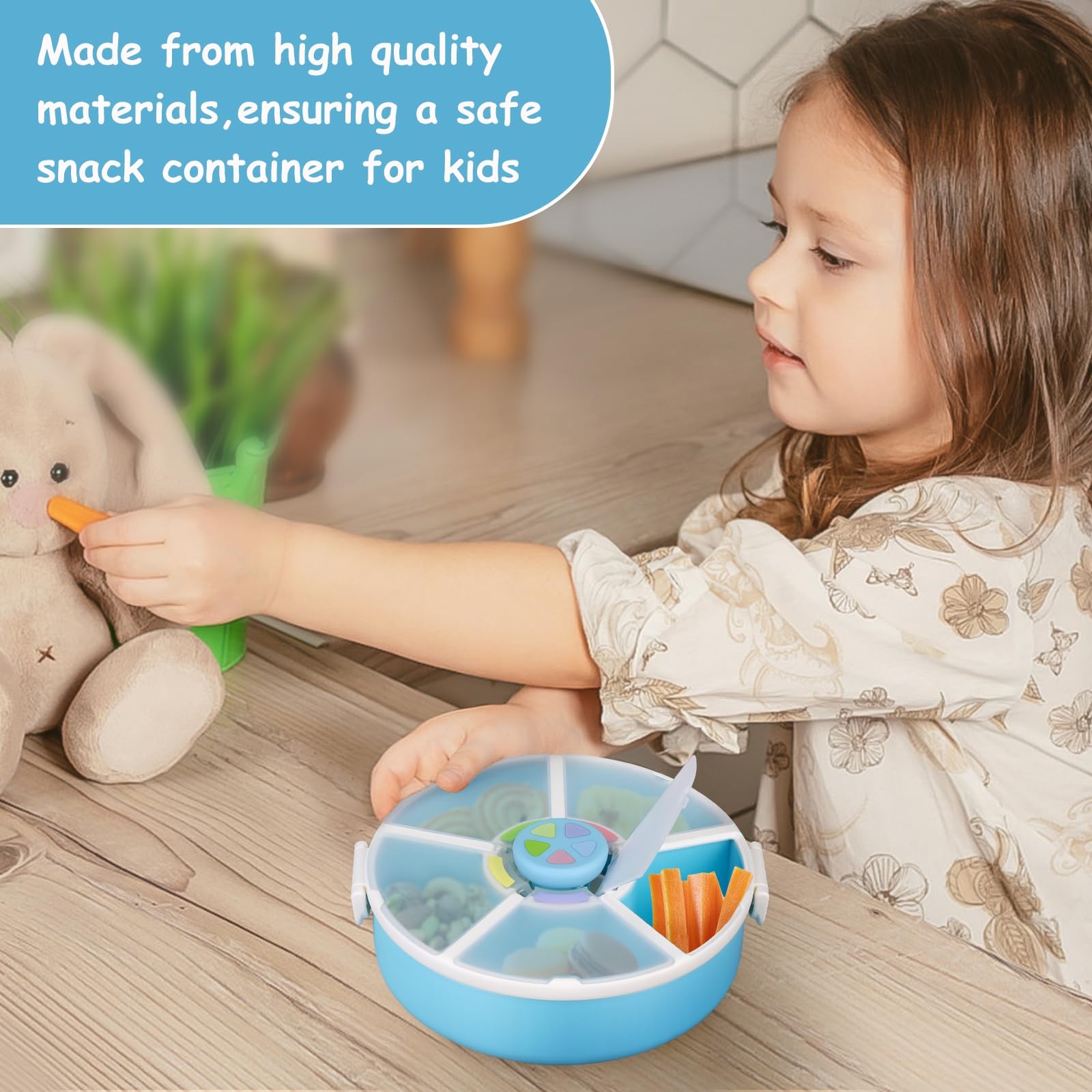 ‘ Rotating Snack Container Set – 2-Pack, Includes 1 Rotating Snack Container …