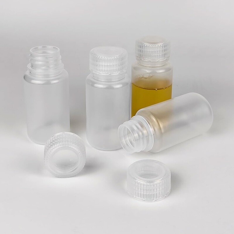 Leakproof 30ml Transparent Plastic Travel Bottles W/ Secure Screw Caps Liquids