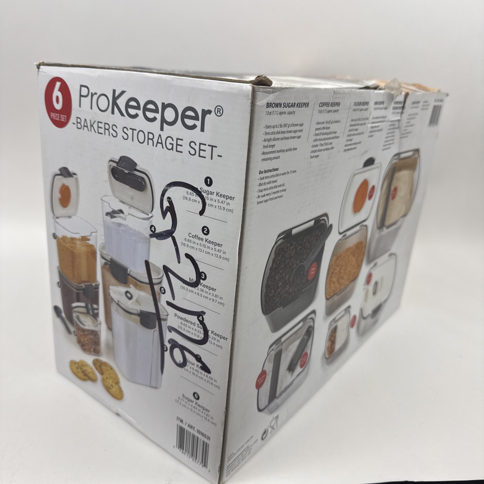Progressive PKS-1SET Prepworks Prokeepers Kitchen Storage 6 Piece Container Set