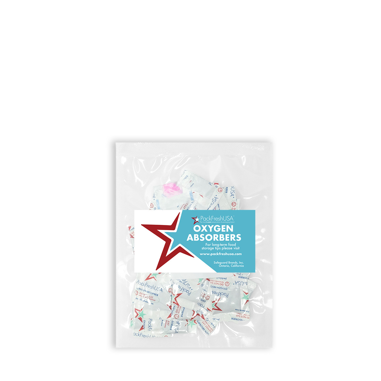 PackFreshUSA 30cc Oxygen Absorber Packs Food-Grade Non-Toxic – 200 Pack