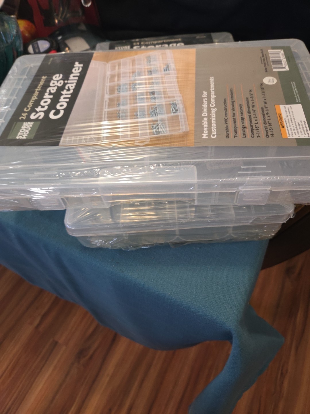 Storehouse 14 Compartment Storage Containers Set 2 NIP