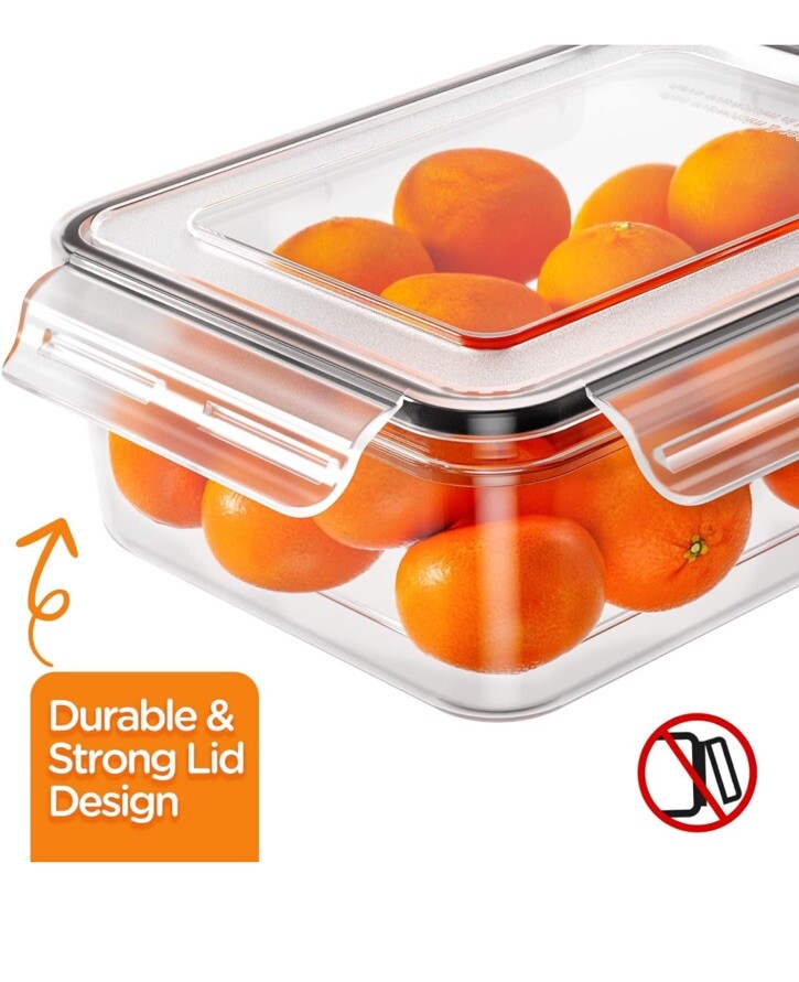 HOMETALL 40 PCS Food Storage Containers with Lids Airtight, 100% Leakproof Plast