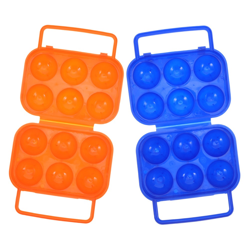 2 Pcs Refrigerator Egg Trays Fridge Holder Kitchen Organizer Storage