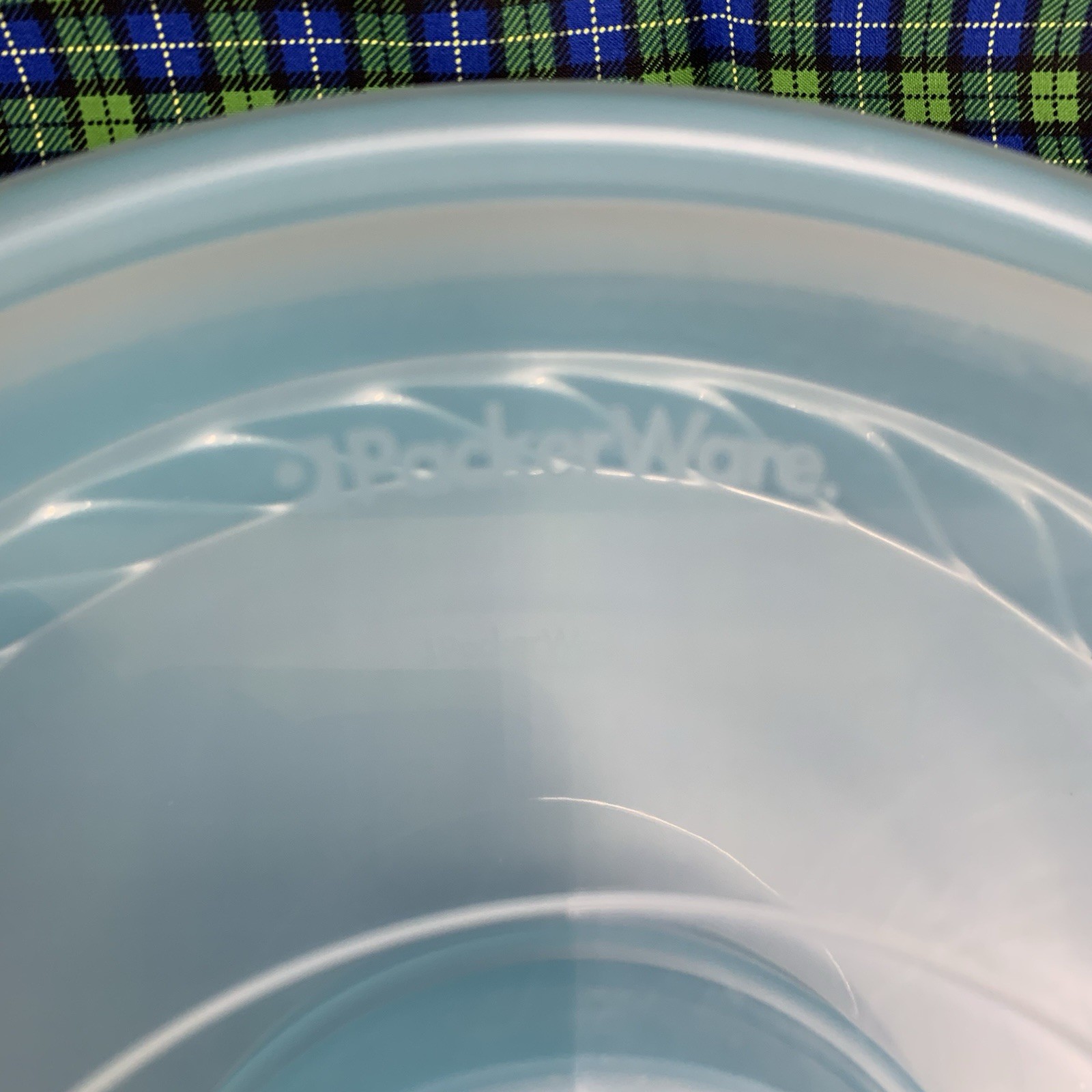 Packerware Green Chips & Dip Veggie Tray with Clear Lid Serving Bowl 13″