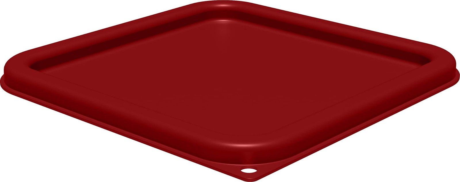 Carlisle FoodService Products Squares Square For 6-8 Quart Container, Red