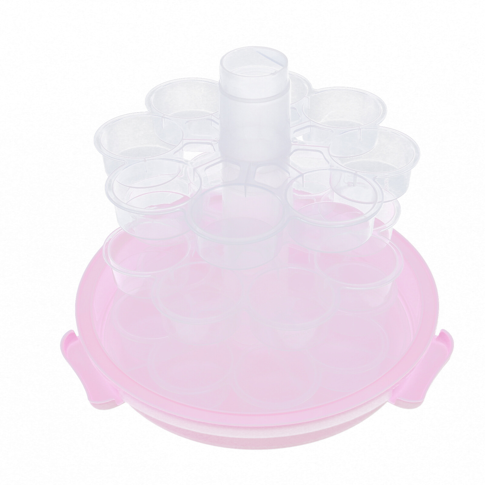 24 Cupcake Carrier Cake Carrier Holder Portable 3 Tier Cupcake Transporter Box