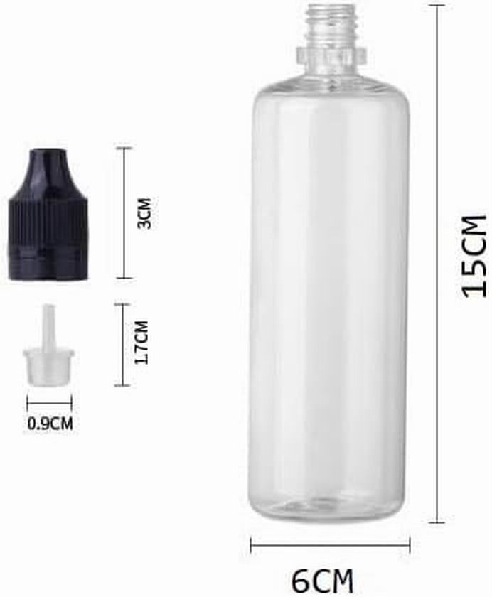 Condiment Squeeze Bottles 8 OZ Empty with Twist Top Cap Leak Proof 4 PACK