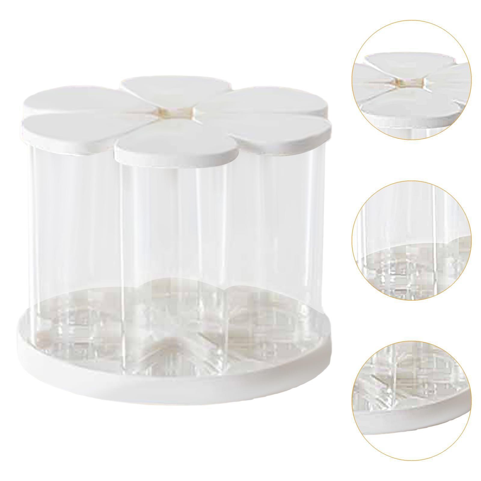 Rotation Food Storage Container Grain Dispenser Holder Sealed Bin Canister