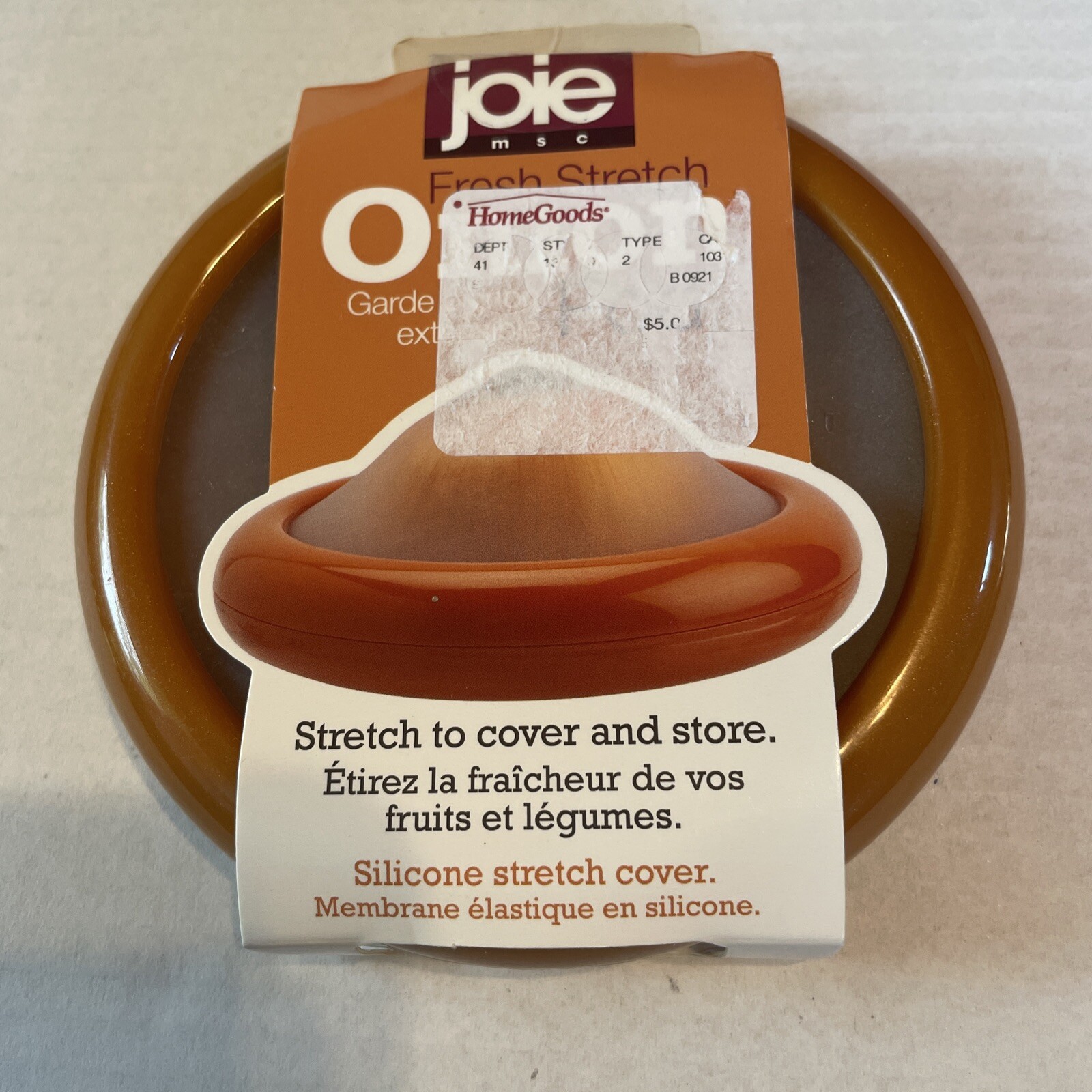 Joie MSC Silicone Fresh Stretch Onion Pod REUSABLE Cover & Store Fruit Vegetable