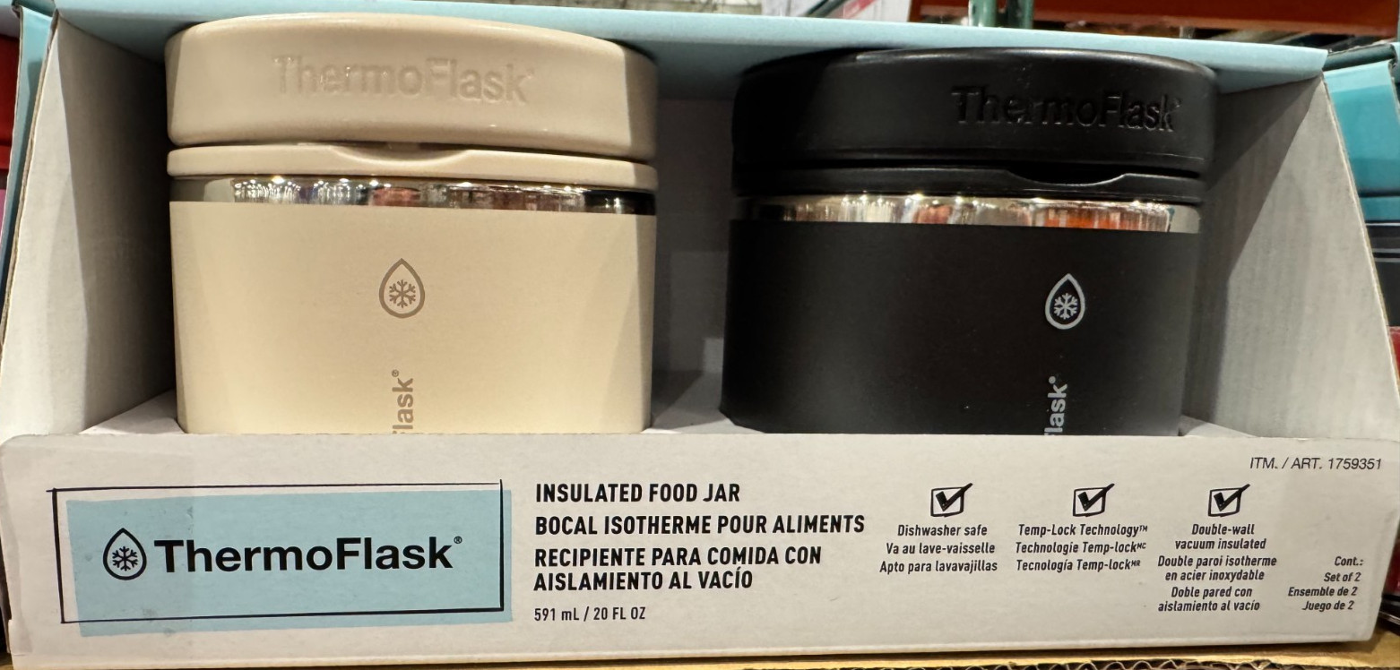 Thermoflask Insulated food jar Stainless steel BPA free 2 pack 20 oz