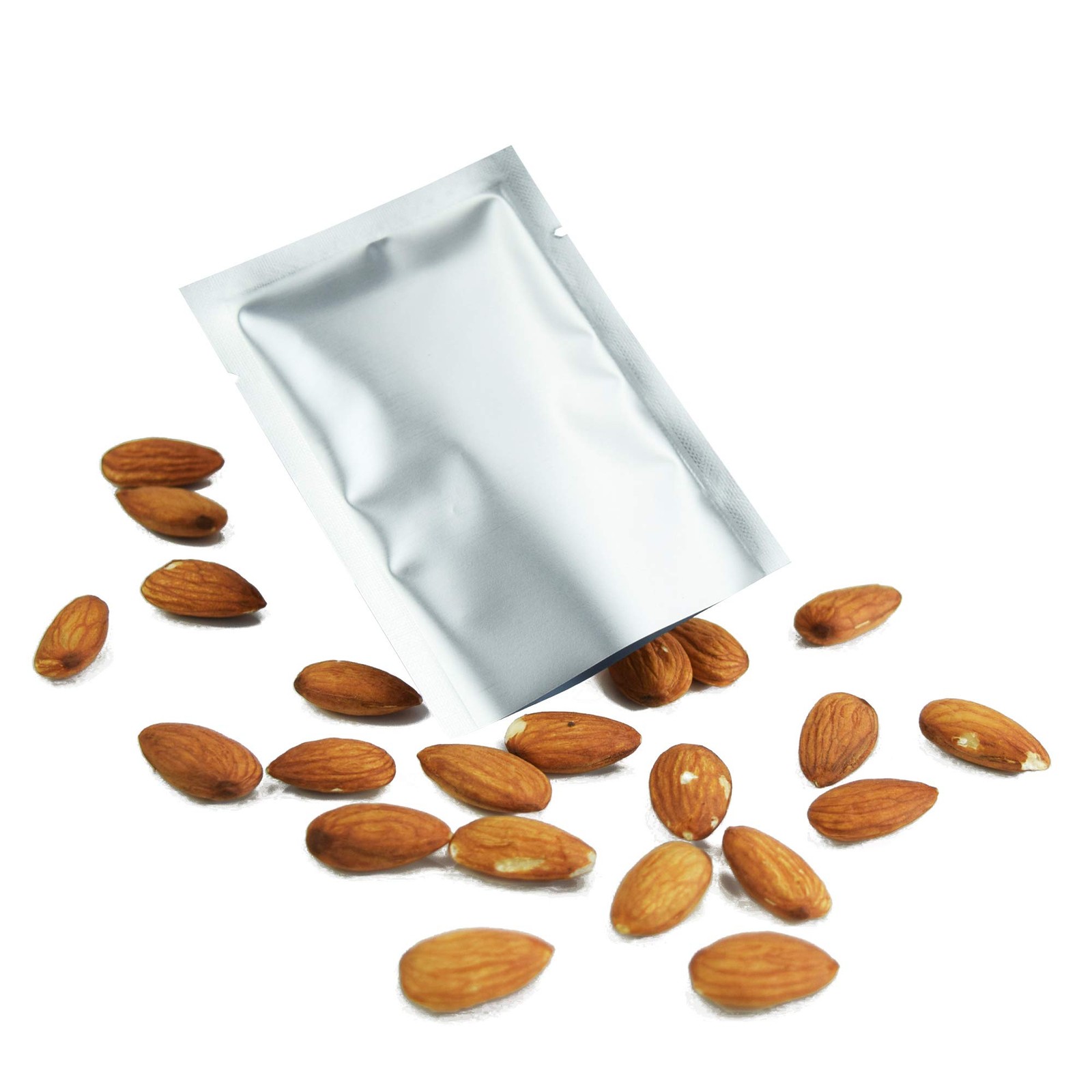 200 PCS Metallic Mylar Foil Open Top Sealable Bags (6x9cm (2.3×3.5″), Silver)