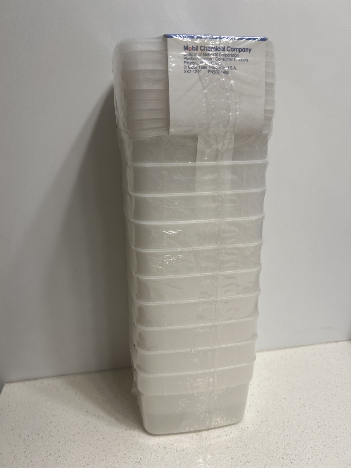 Vintage Hefty PINT Freezer Containers 10 Pack With Lids New Sealed Package