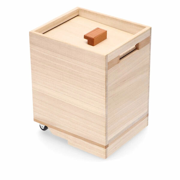 MASUDA KIRIBAKO Rice stocker with casters, without casters, various sizes Japan