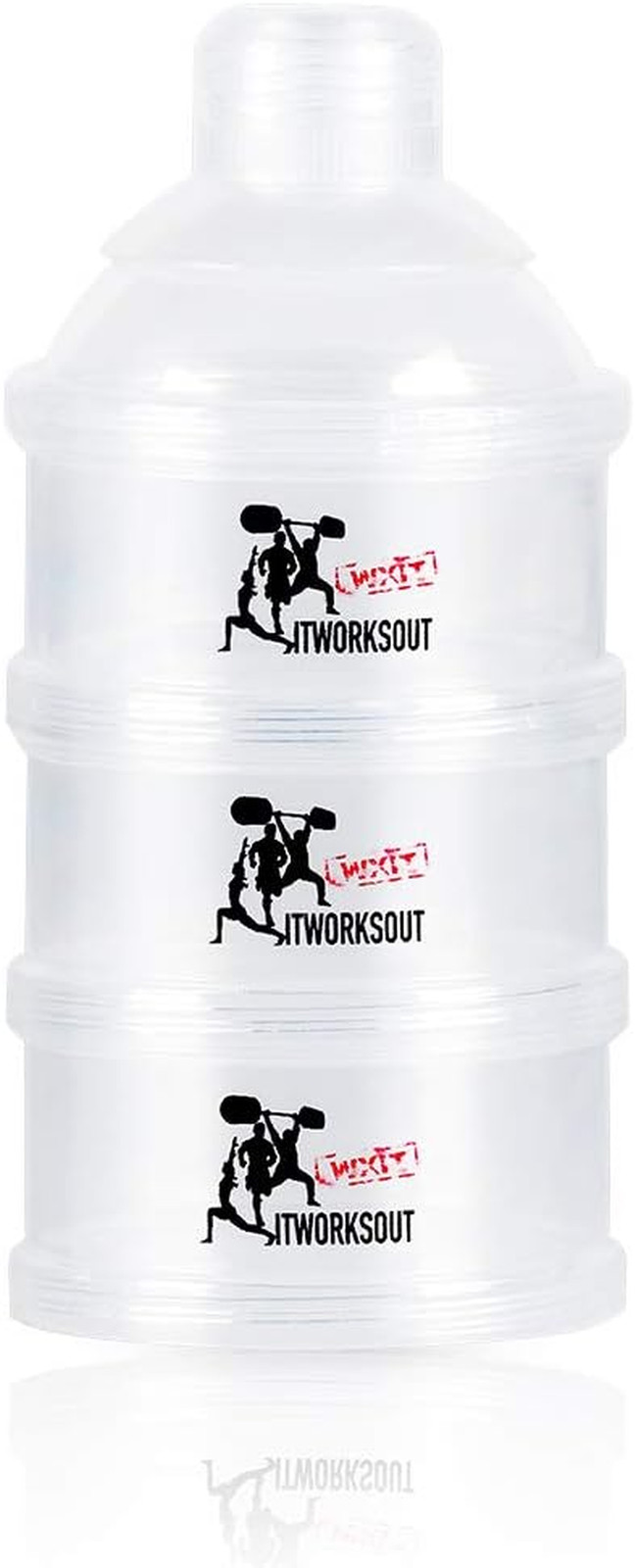 ITWORKSOUT Supplement Powder Dispenser,Protein Powder Dispenser,Vitamins Contain