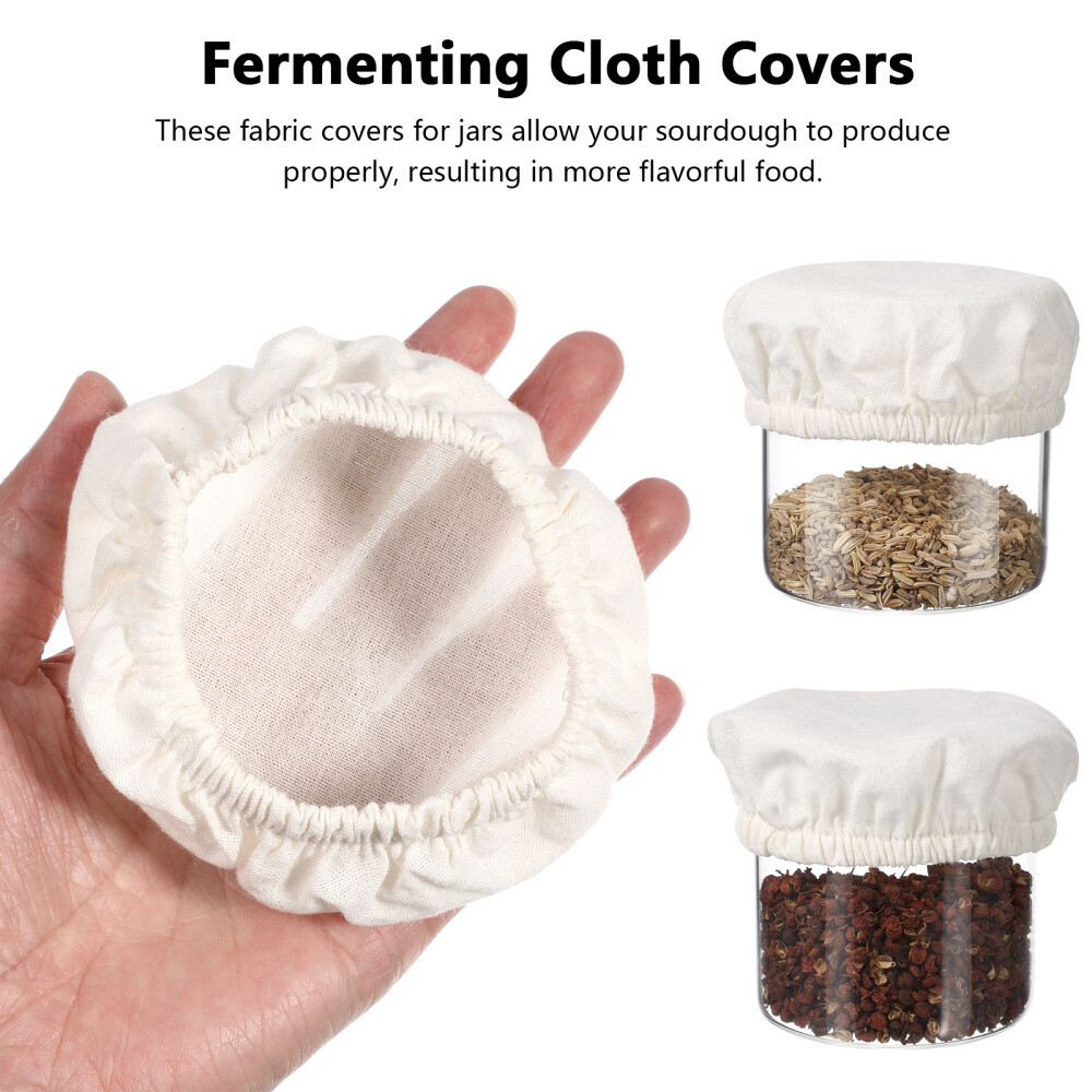 5 Pcs Tank Cloth Glass Bottle Jar Bowl Covers Can
