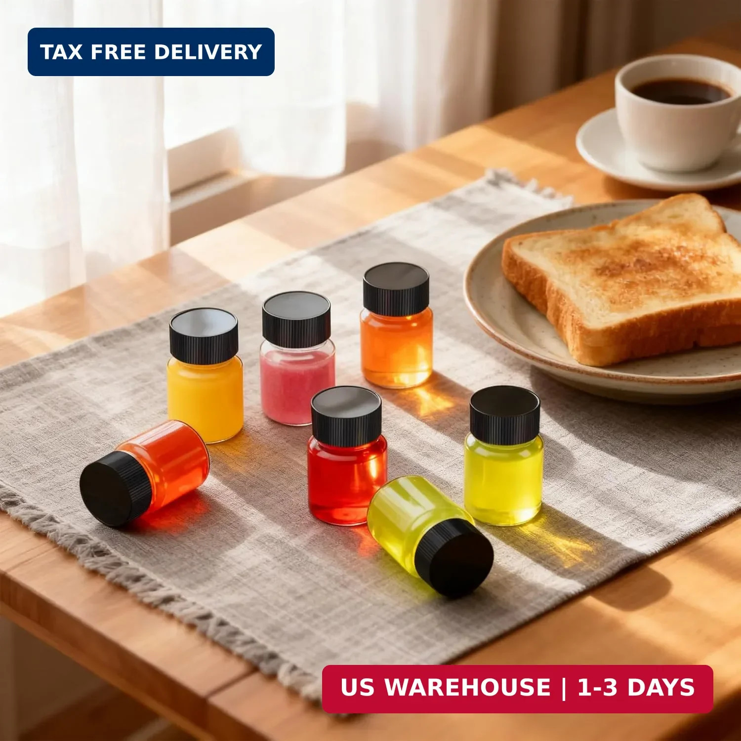 25 Pack 2 oz Plastic Shot Bottles with Cap, Empty Containers for Ginger, Juice,