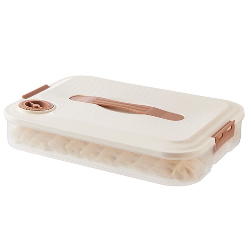 Multi-layer Dumpling Storage Box with Lid Kitchen Refrigerator Food Keeping